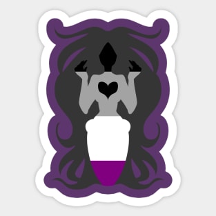 Siren Pride - Asexual Sticker